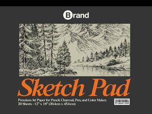 20 Ct. 12" x 18", Premium Sketch Pad