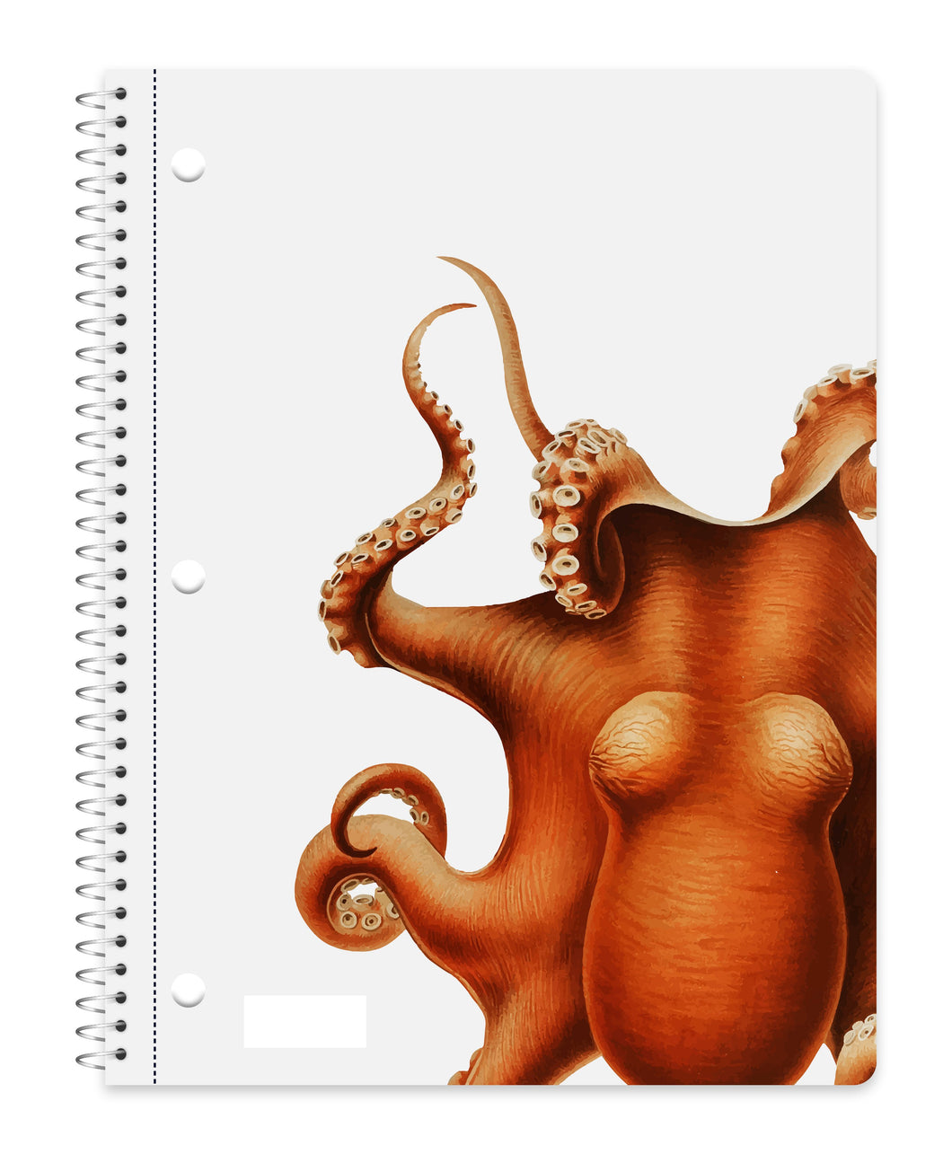 70 Sheets 10-1/2 x 8 Inch, Fashion Design Cover 1-Subject Spiral Notebook