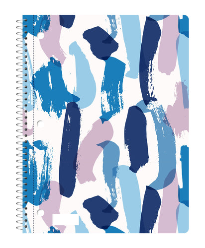 70 Sheets 10-1/2 x 8 Inch,Gold or Metallic Cover 1-Subject Spiral Notebook