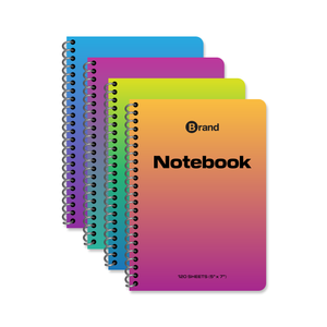 120 Ct. 5" X 7" Personal / Assignment Spiral Notebook