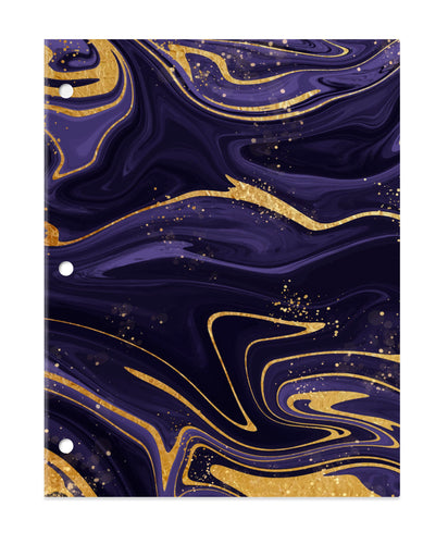Laminated Fashion  Glitter 2 Pocket File Portfolio Folder, 11-3/4”  x  9.4”