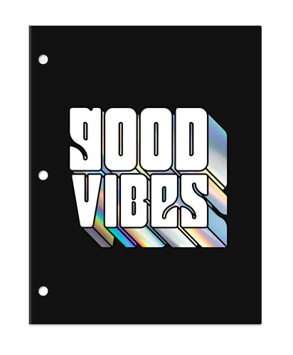 Laminated Fashion  Holographic 2 Pocket File Portfolio Folder, 11-3/4”  x  9.4”