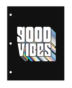 Laminated Fashion  Holographic 2 Pocket File Portfolio Folder, 11-3/4”  x  9.4”