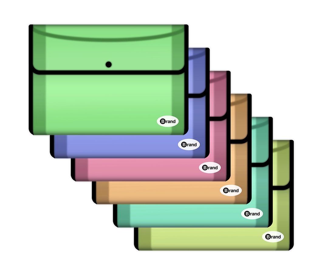 Square Flap Letter Size Document Holder
