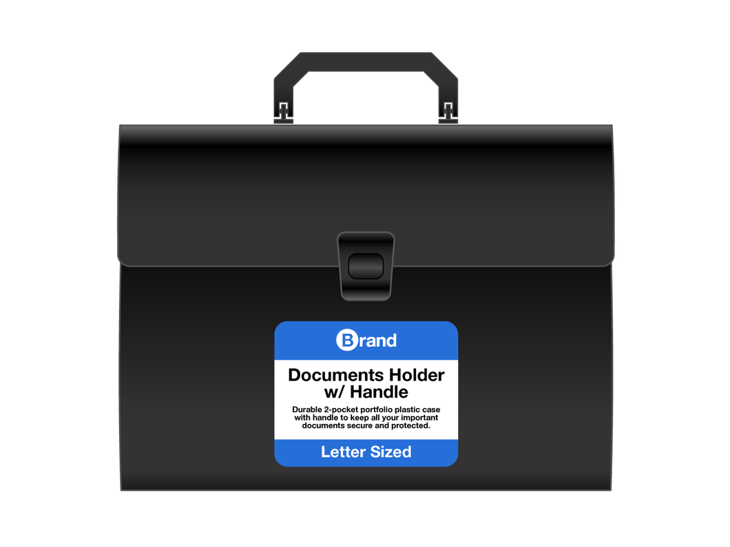 Letter Size Document Case w/ Handle