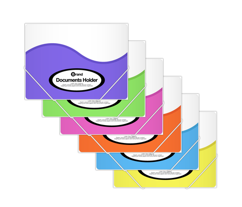 Letter Size Document Holder w/ Elastic Band