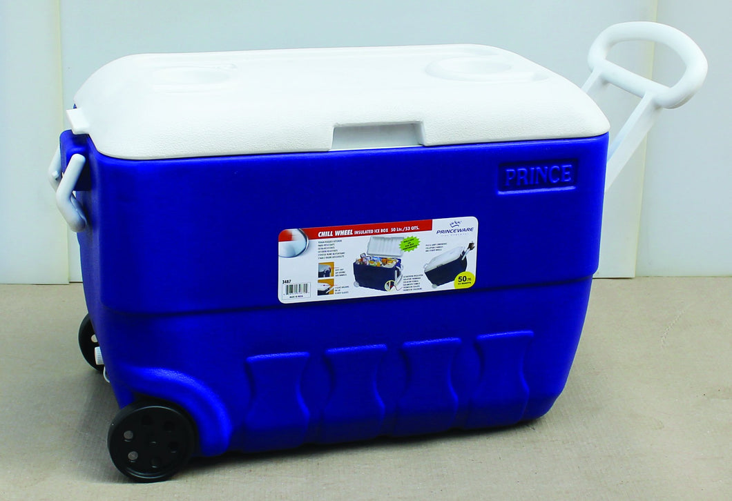 NEW GLACIER ICE BOX WITH WHEEL 50