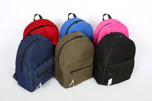 BACKPACK 17 INCH ( Red, Dark Blue, Light Blue, Black  , Green , Pink )