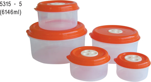 FRESH VENT SET OF 5 PCS (375ml + 650ml + 1125ml + 1900ml + 3200ml)