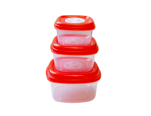 3 pcs Square fresh vent food container (1125+650+375 ml)