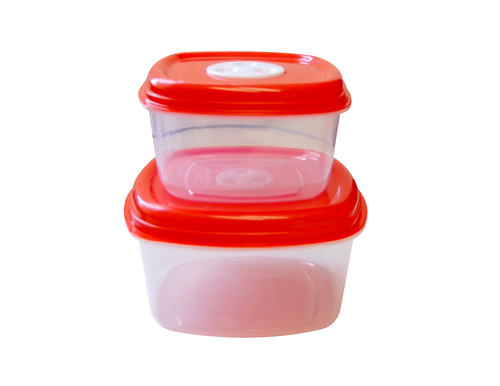 2 pcs Square fresh vent food container (1900+1125 ml)