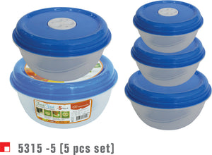 FRESH VENT SET OF 5 PCS (375ml + 650ml + 1125ml + 1900ml + 3200ml)