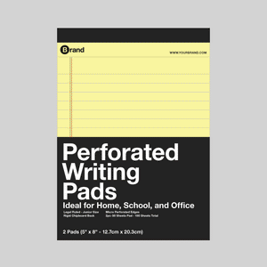 50 ct. 5" x 8" Canary Jr. Writing Pad (2/Pack)