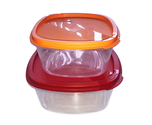 2 pcs Square Store fresh food container (1900+1125 ml)
