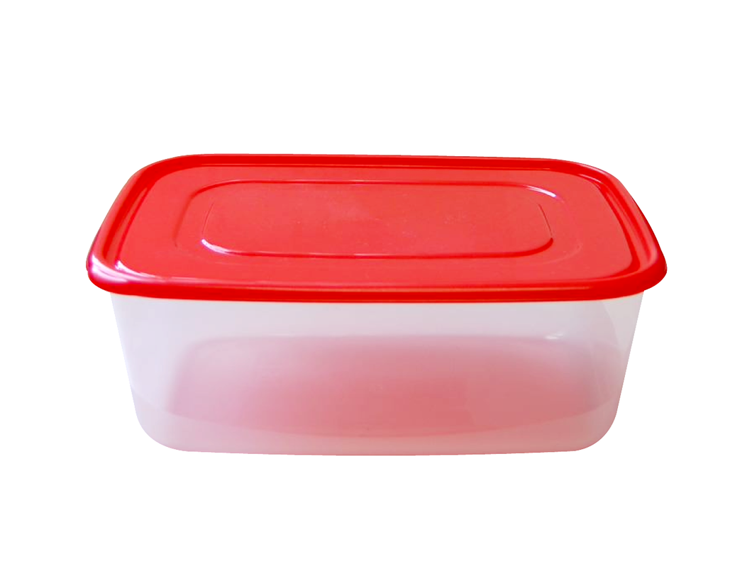 Rectangular use n re-use food container (4500 ml)