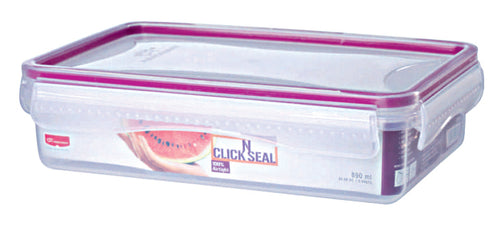 Click n Seal rectangular food container 890 ml (205x133x53 mm)