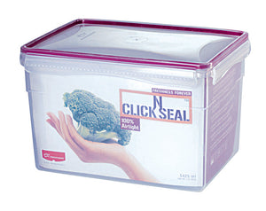 Click n Seal rectangular food container 5425 ml (252x182x163 mm)