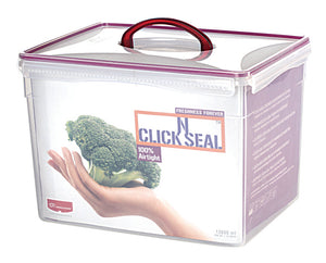 Click n Seal rectangular with handle food container 12600 ml (315x236x221mm)