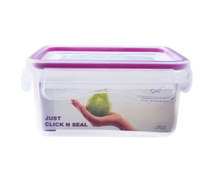 Click n Seal rectangular food container 500 ml (133x103x64 mm)