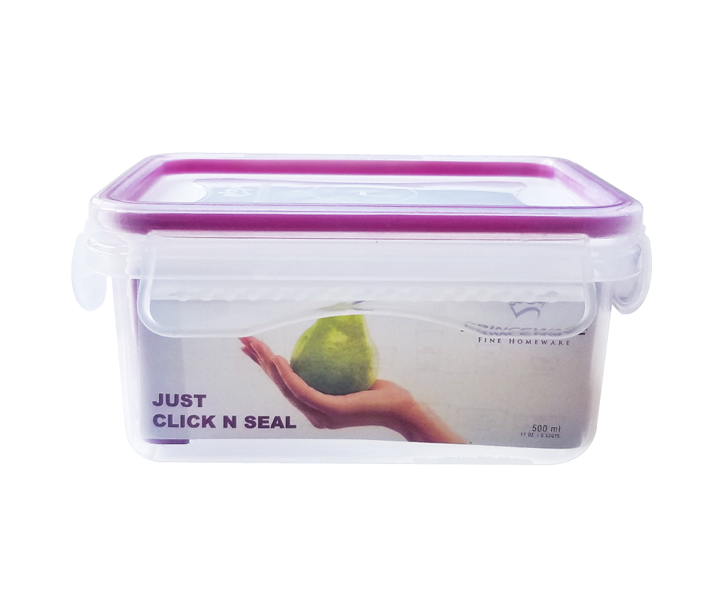 Click n Seal rectangular food container 500 ml (133x103x64 mm)