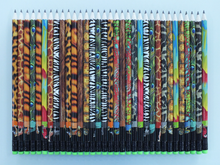 Load image into Gallery viewer, Animal series 144 ct, #2 Recycled paper Pencils with eraser tip