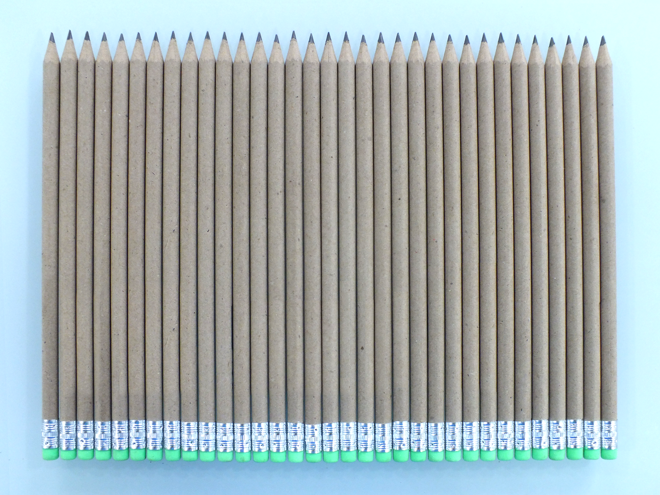 Brown Craft paper 144 ct, #2 Recycled paper Pencils with eraser