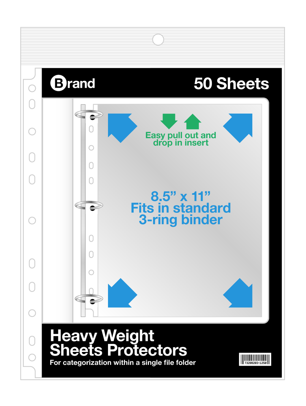 Heavy Weight Top Loading Sheet Protectors (10/Pack)