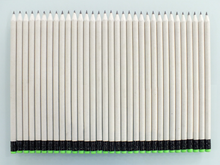 Load image into Gallery viewer, White Craft paper Pencils 144 ct, #2 Recycled paper Pencils with eraser tip